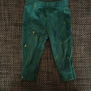 Green Kids Bottoms with Pattern